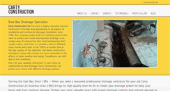 Desktop Screenshot of cartyconstruction.com