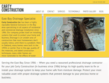 Tablet Screenshot of cartyconstruction.com